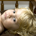 Luca on changing table